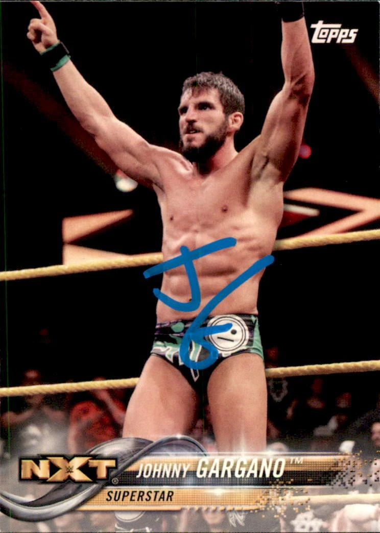 Johnny Gargano Signed 2018 Topps WWE NXT Card #44
