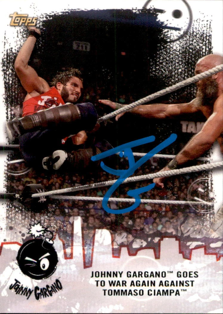 Johnny Gargano Signed 2020 Topps WWE NXT Card JG-13
