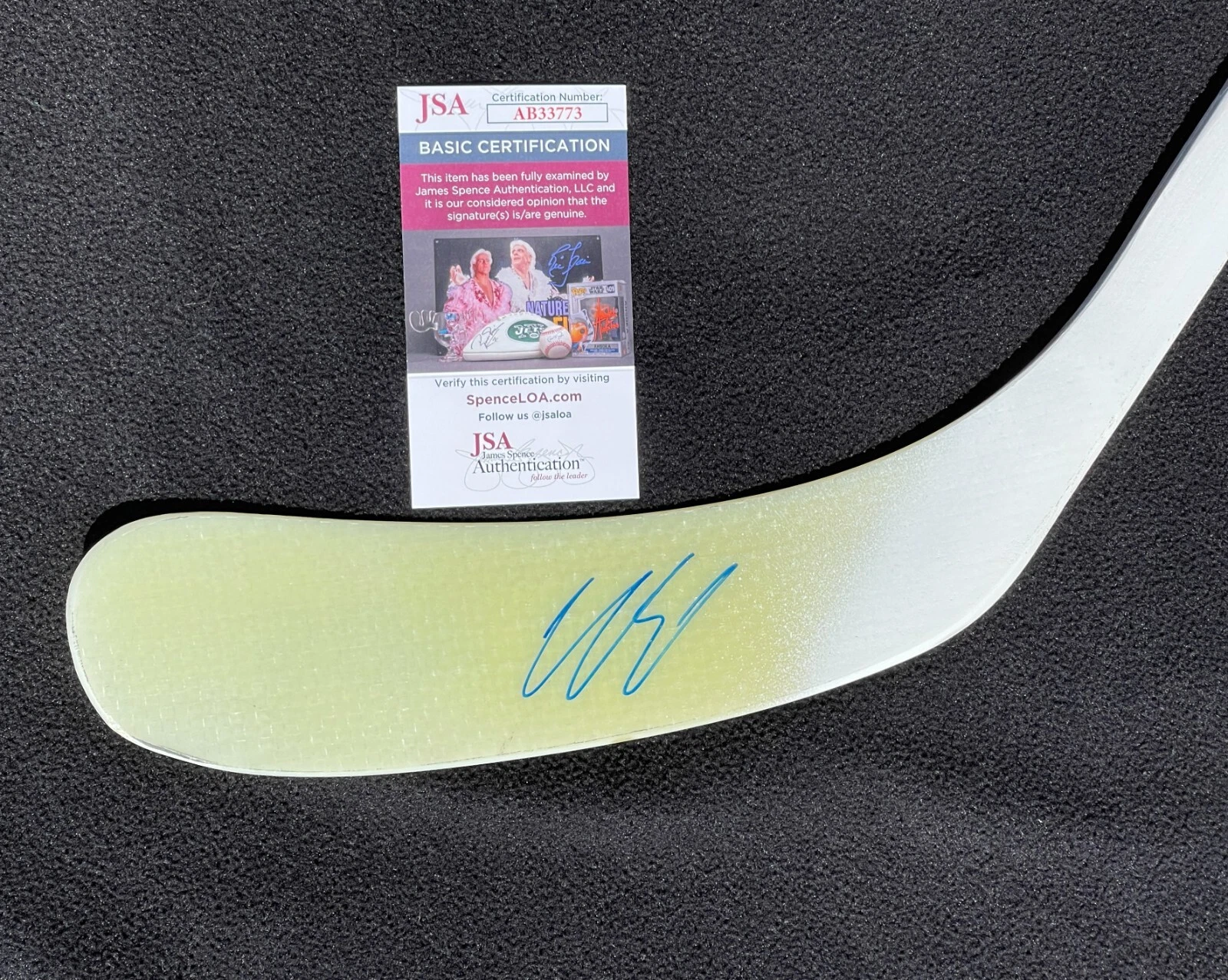 Claude Giroux Signed Ottawa Senators Stick JSA COA Philadelphia Flyers Panthers
