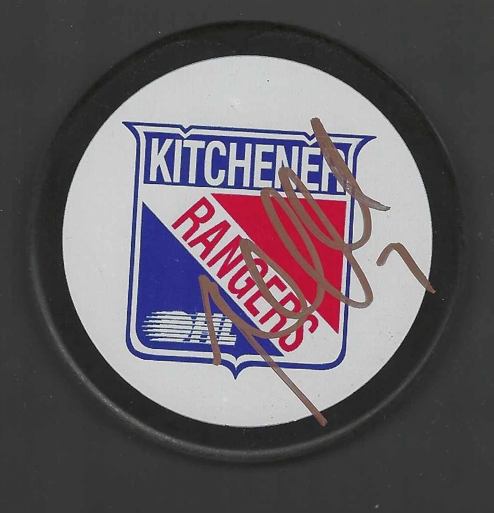 Ryan Murphy Signed Kitchener Rangers Souvenir Puck Detroit Red Wings

