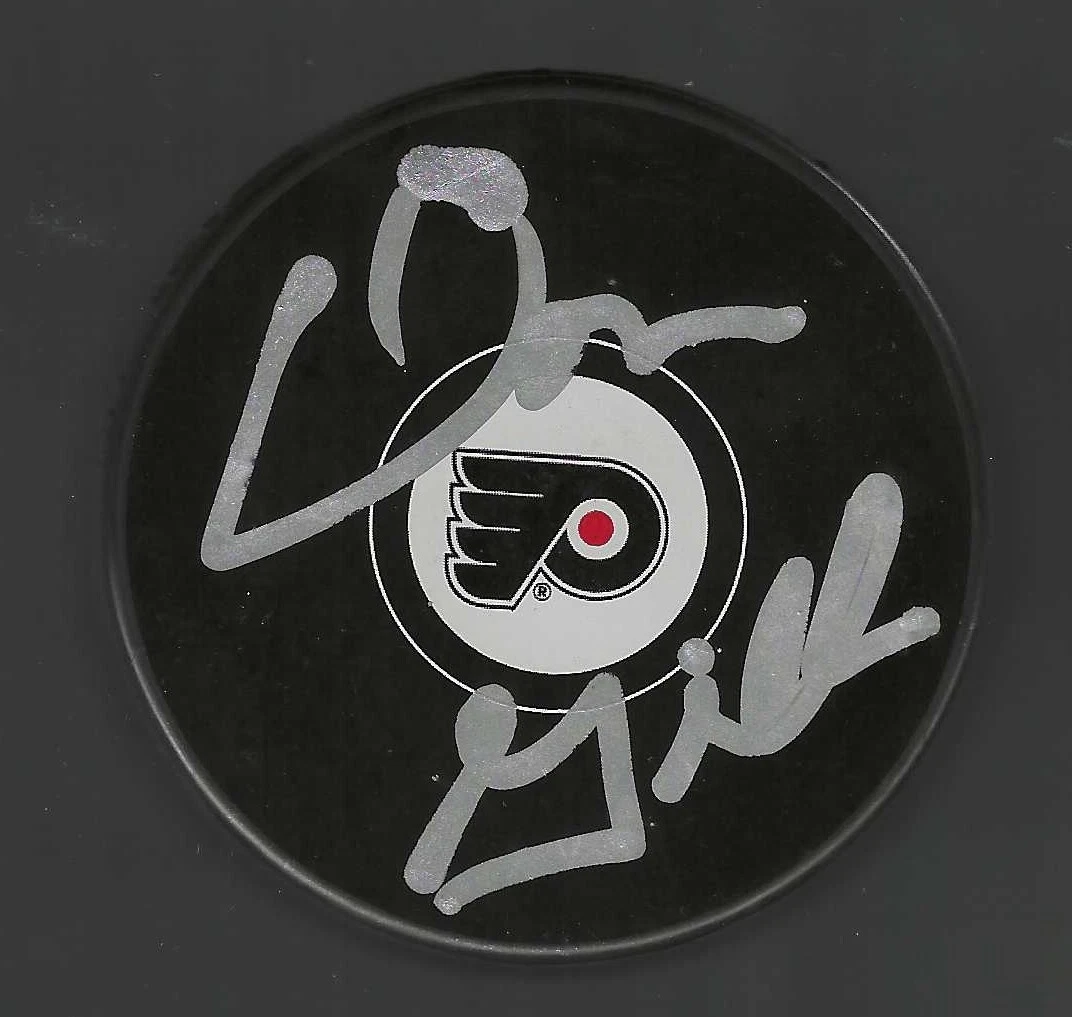 Don Gillen Signed Philadelphia Flyers Puck
