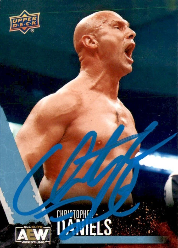 Christopher Daniels Signed 2021 Upper Deck AEW Card #44
