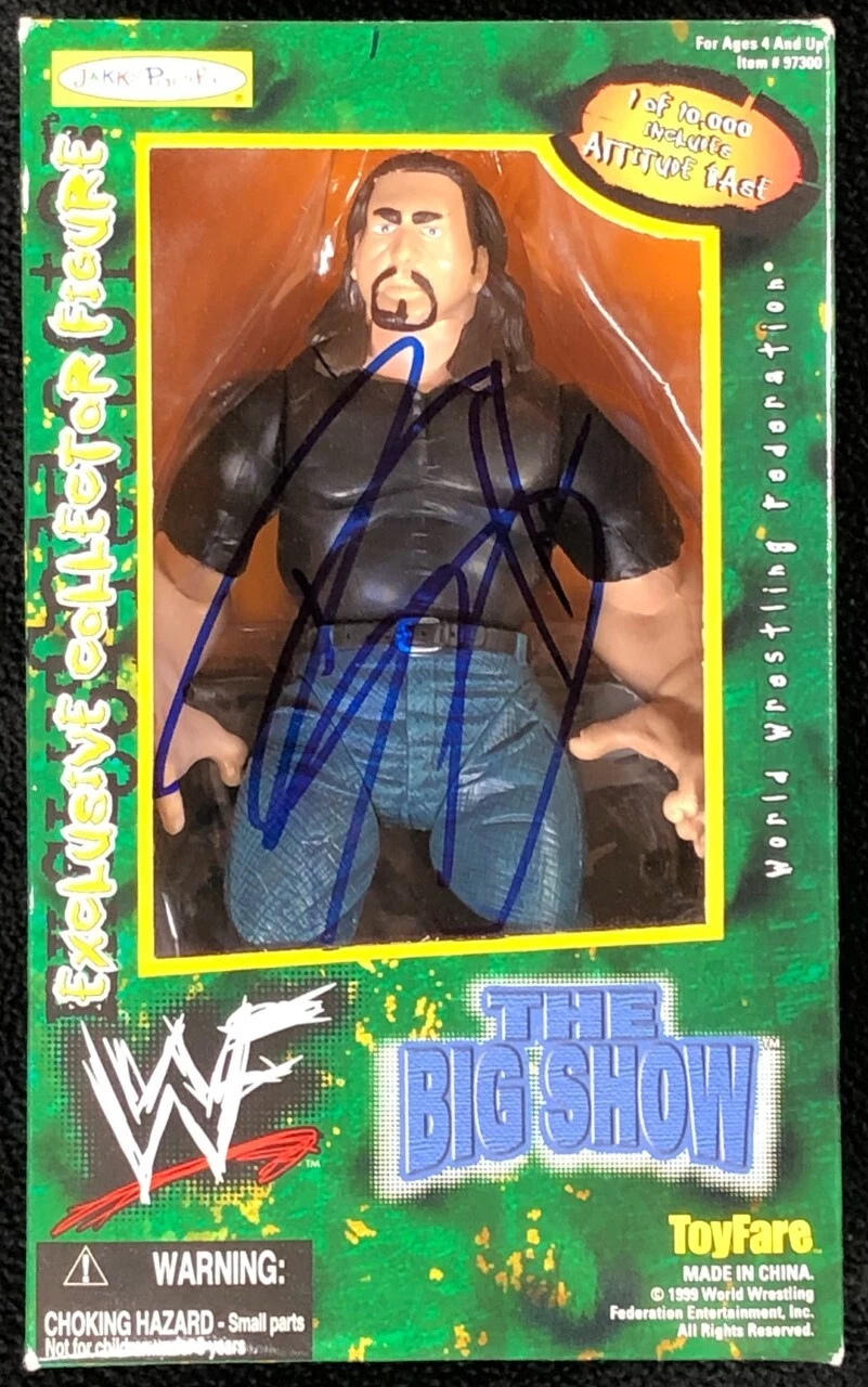 Big Show Signed WWE Jakks Pacific Toyfare Exclusive Collectors Figure WWF
