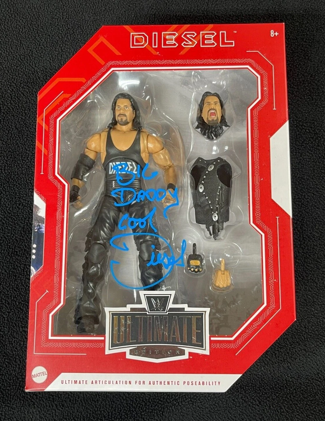 Diesel Signed WWE Mattel Creations Ultimate Edition Figure Kevin Nash JSA COA
