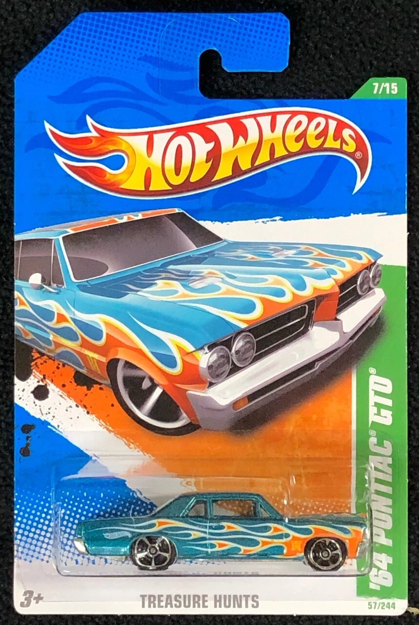 Hot Wheels 2011 Treasure Hunt #7 of 15 '64 Pontiac GTO
