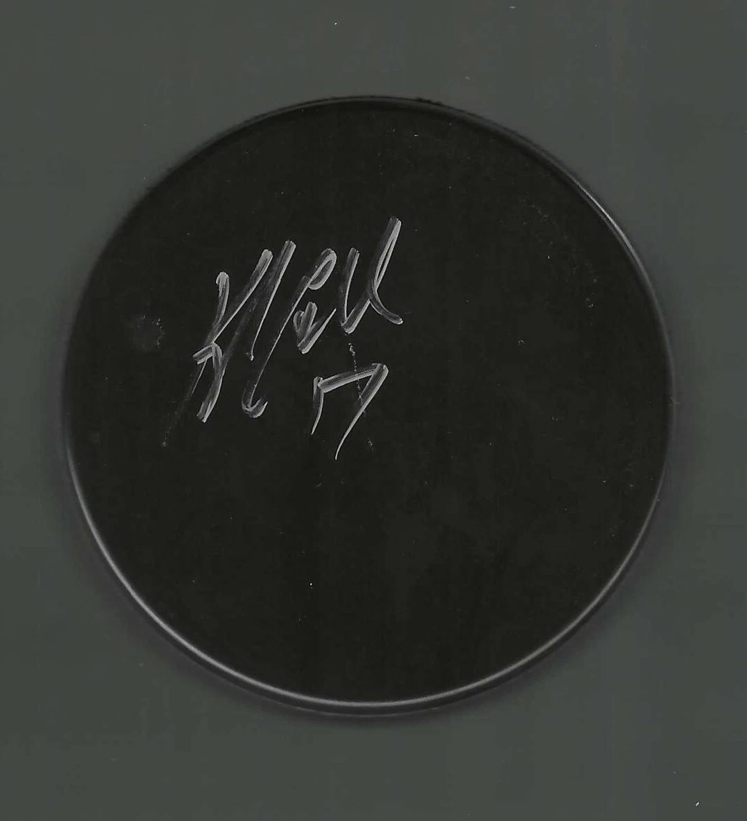 Kyle Calder & Tomas Kopecky Signed Blank Puck Detroit Red Wings
