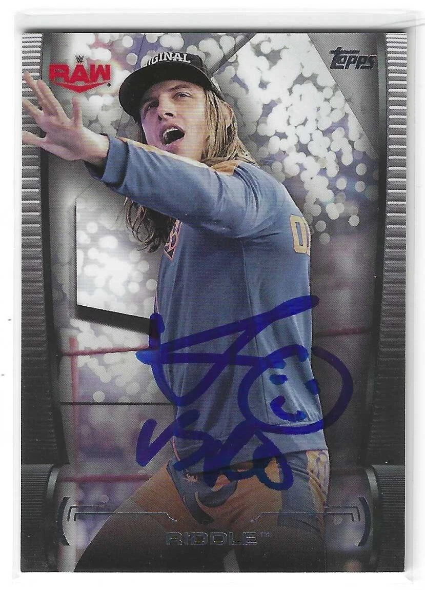 Matt Riddle Signed 2021 Topps WWE Undisputed Card #22
