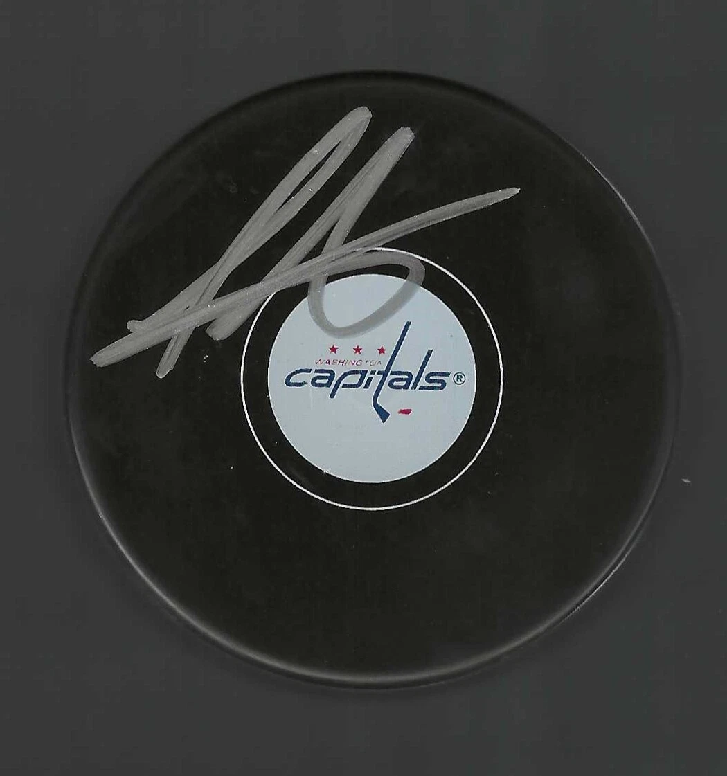 Sonny Milano Signed Washington Capitals Puck
