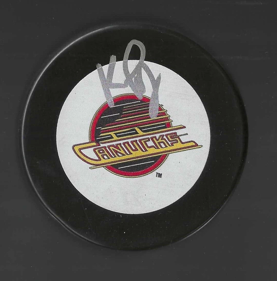Kevin McCarthy Signed Vancouver Canucks Puck
