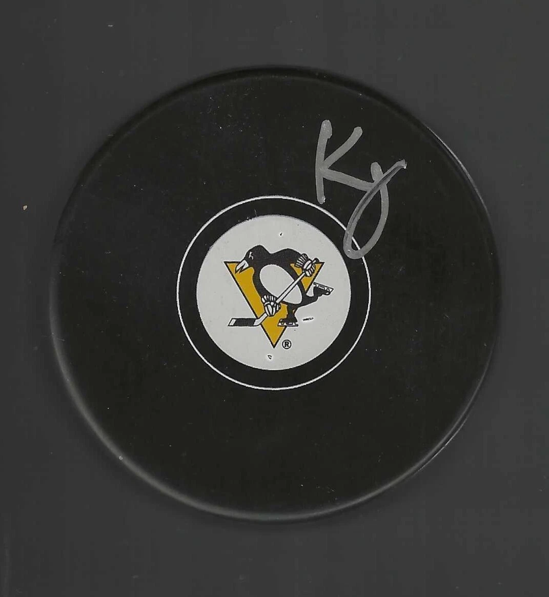 Kevin McCarthy Signed Pittsburgh Penguins Puck
