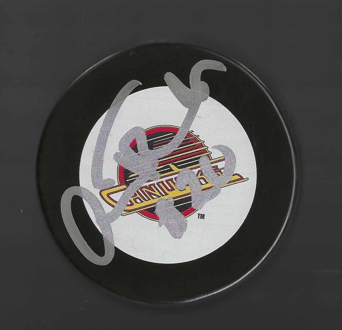 Christian Ruuttu Signed Vancouver Canucks Puck
