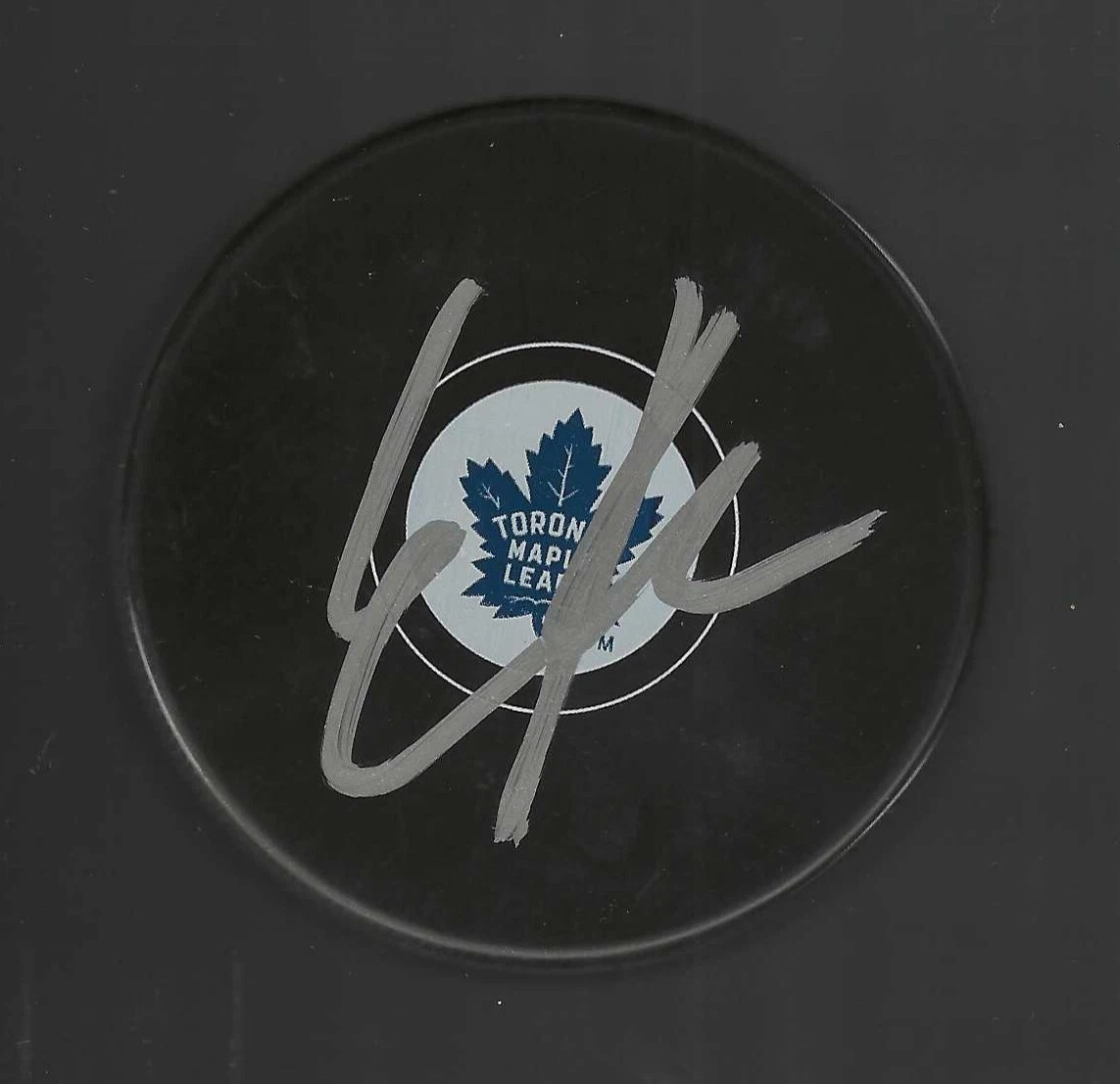 Erik Kallgren Signed Toronto Maple Leafs Puck
