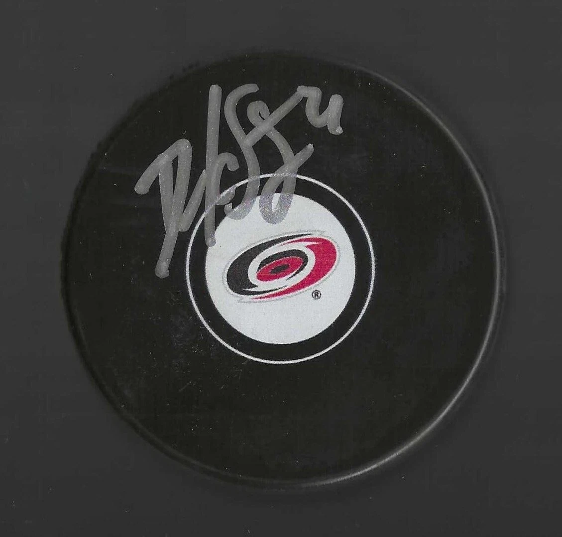Derek Stepan Signed Carolina Hurricanes Puck
