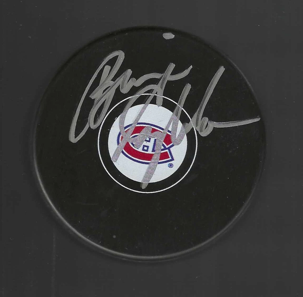 Brian Engblom Signed Montreal Canadiens Puck
