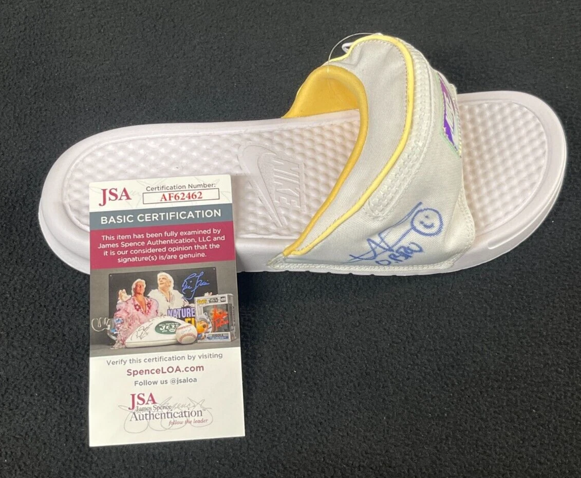 Matt Riddle Signed WWE Raw White Nike Fanny Pack Flip Flop JSA COA RK-Bro
