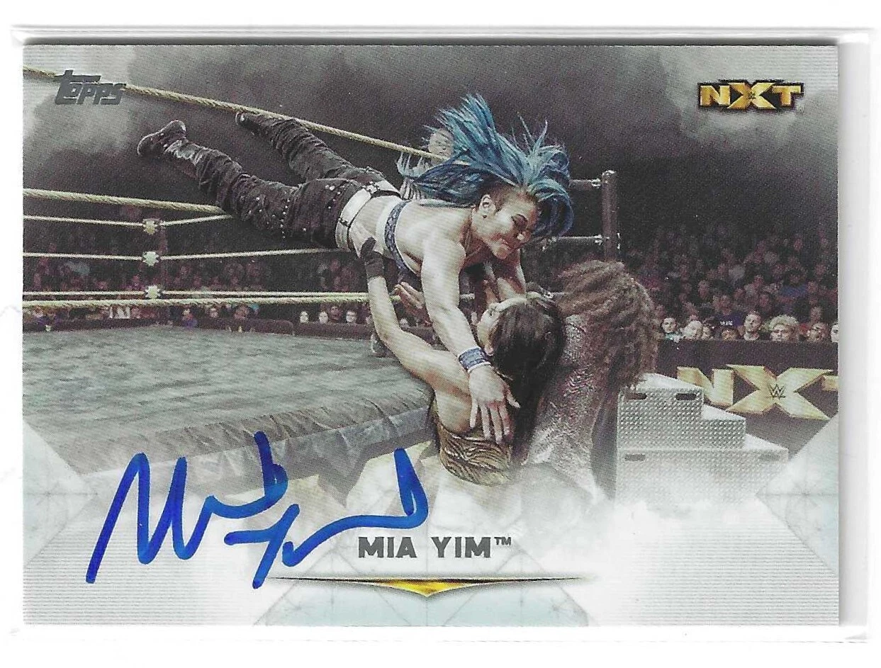 Mia Yim Signed 2020 Topps Undisputed NXT WWE Card #66
