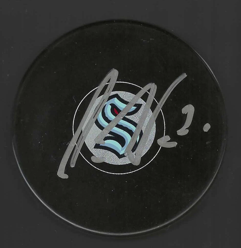 Alexander Wennberg Signed Seattle Kraken Puck
