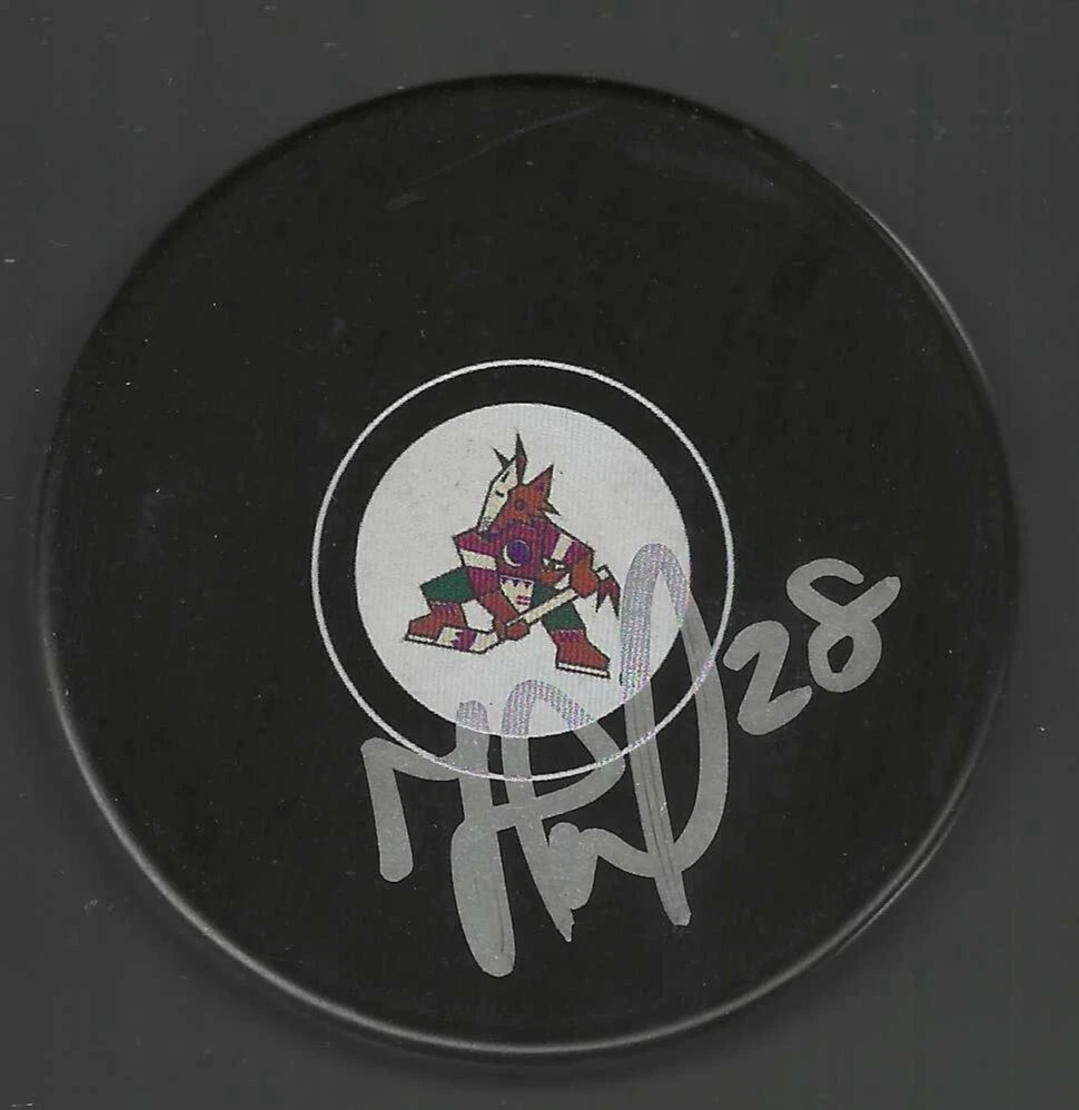 Jimmy Waite Signed Phoenix Coyotes Puck Arizona
