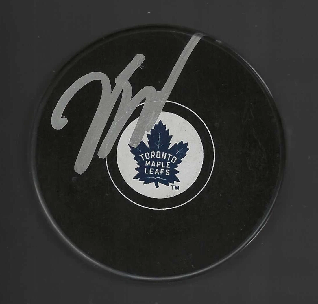 Jason Spezza Signed Toronto Maple Leafs Puck

