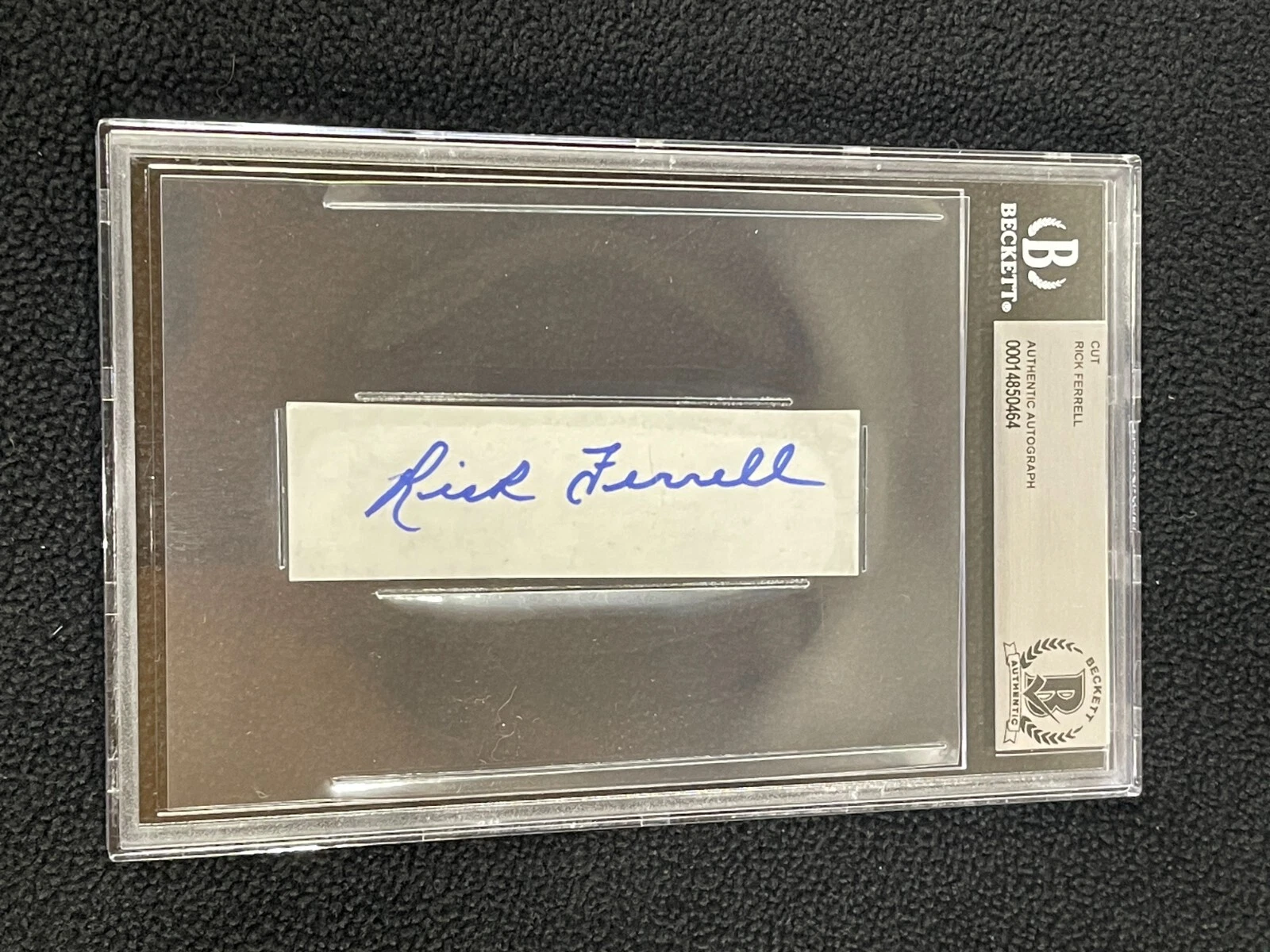Rick Ferrell Signed Beckett Certified Cut Autograph Boston Red Sox
