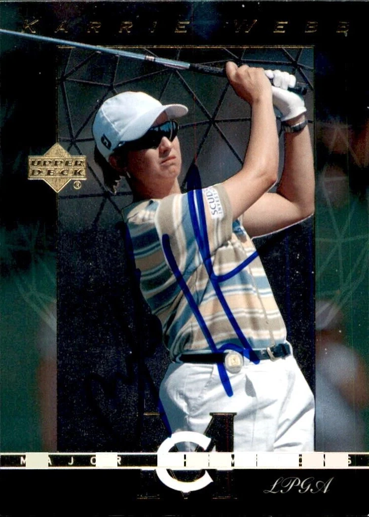 Karrie Webb Signed 2003 Upper Deck Golf Card MC-38 LPGA
