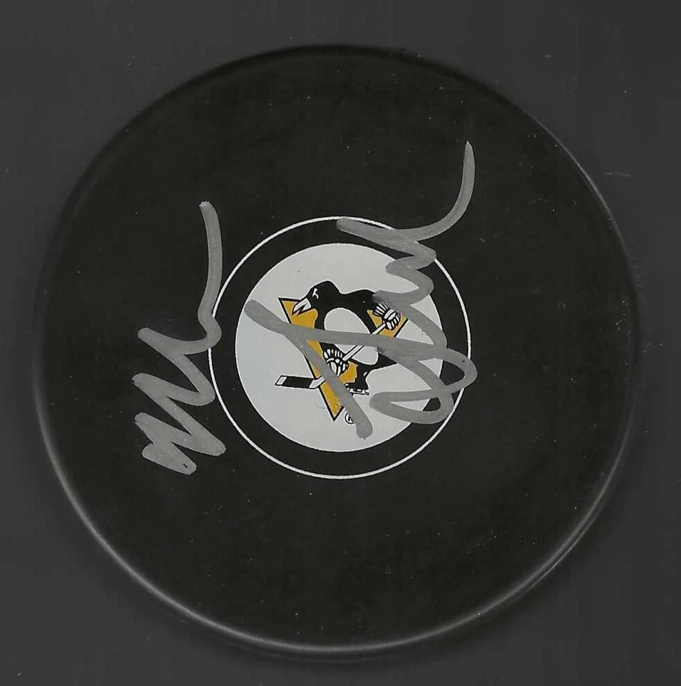 Mike Sullivan Signed Pittsburgh Penguins Puck
