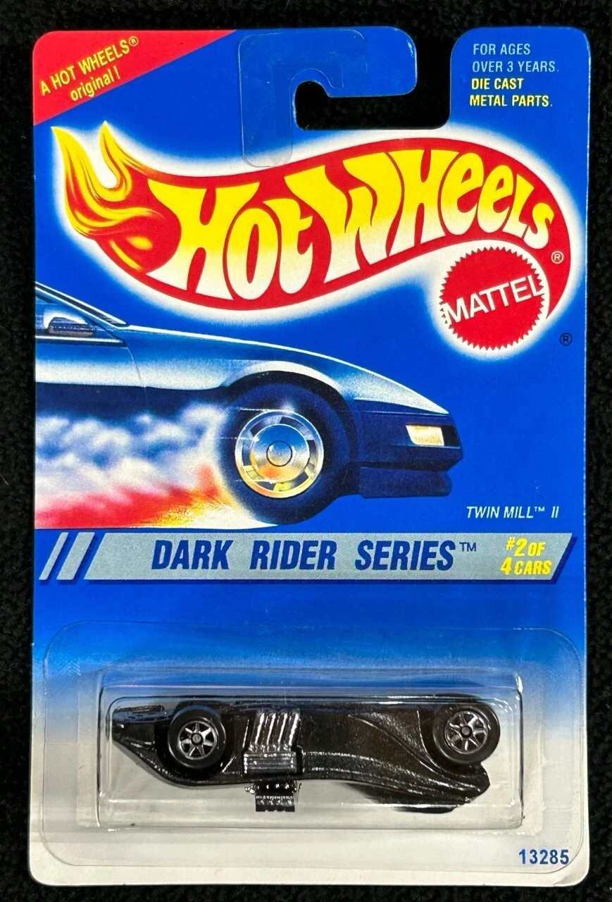 Hot Wheels 1995 Dark Rider Series Twin Mill II Packaging Error
