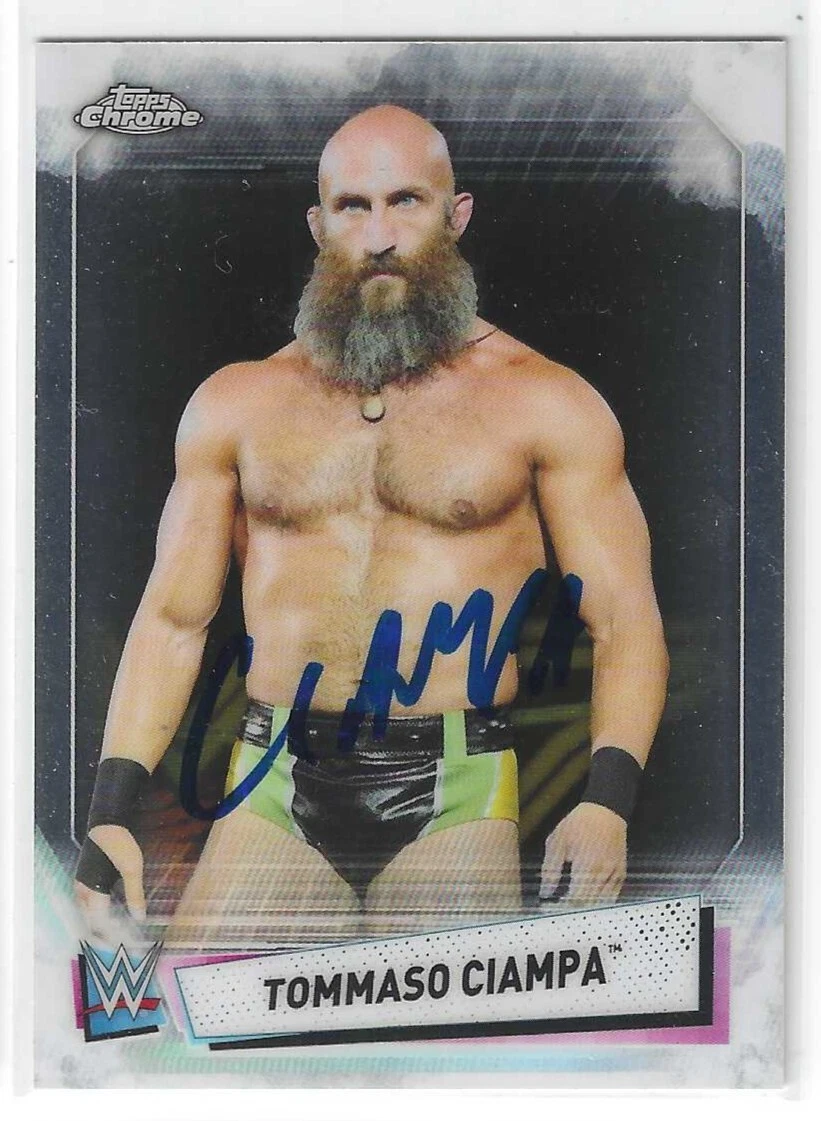 Tommaso Ciampa Signed 2021 Topps Chrome NXT WWE Card #99
