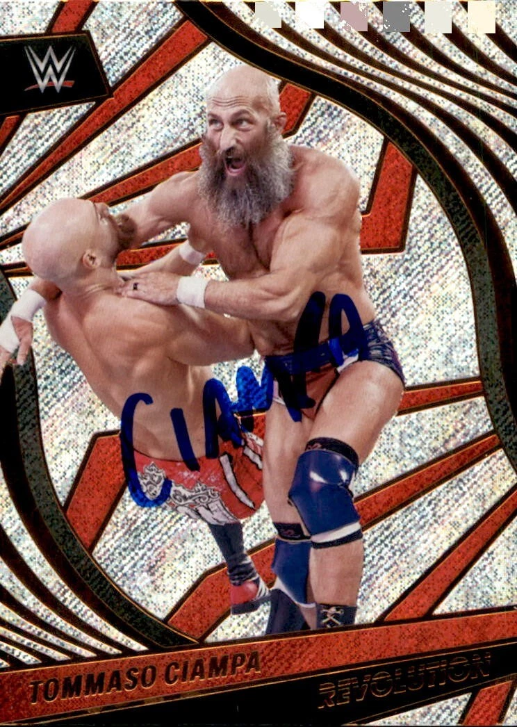Tommaso Ciampa Signed 2022 Panini Revolution WWE Card #99 NXT 2.0
