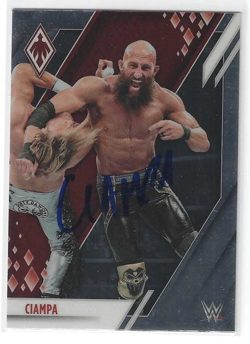 Tommaso Ciampa Signed 2022 Panini Chronicles Phoenix WWE Card #301 NXT 2.0
