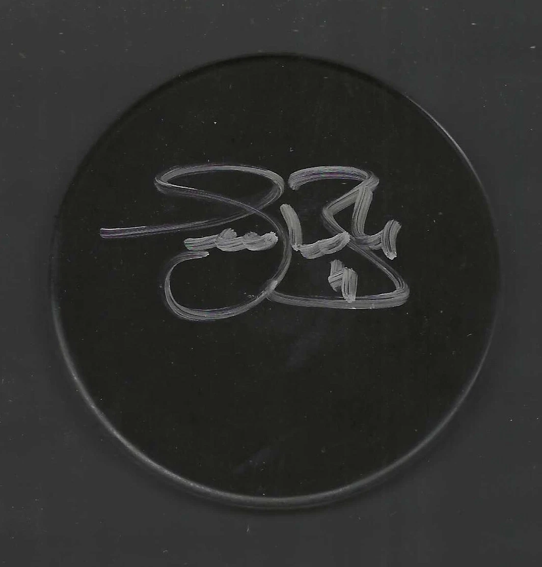 Sean Burke Signed Blank Puck Hartford Whalers New Jersey Devils Flyers Lightning
