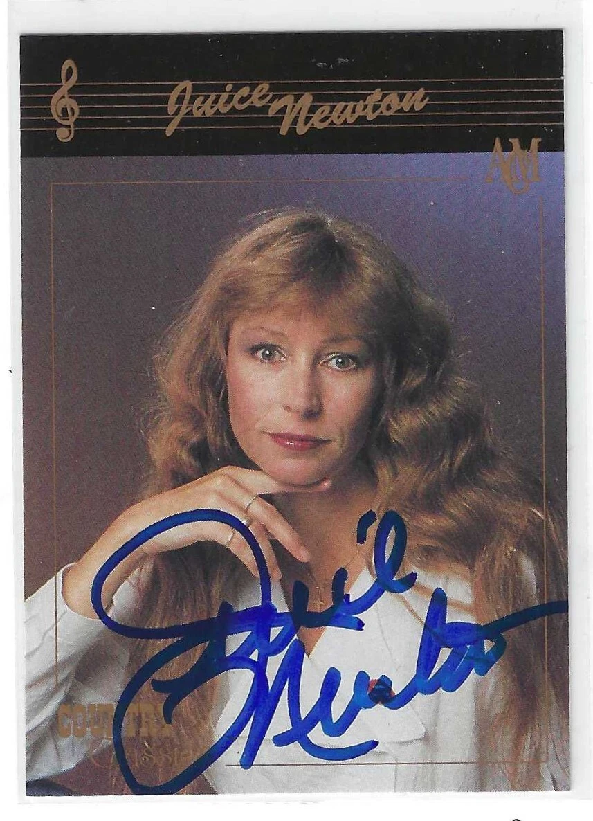 Juice Newton Signed 1992 Collect-A-Card Country Classics Card #60
