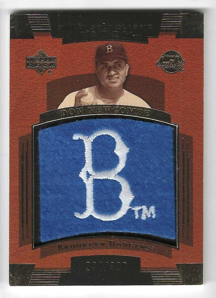 Don Newcombe 2004 Upper Deck Sweet Spot Patch Card SSP-DN 234/300 Brooklyn
