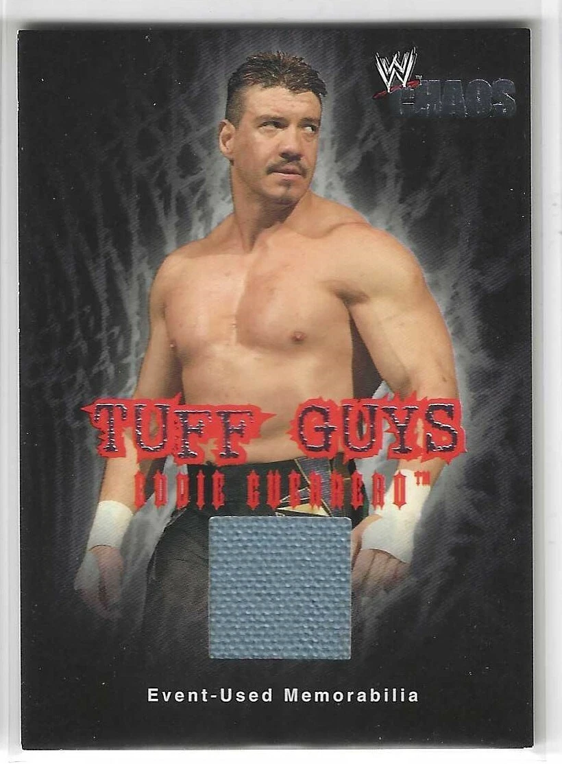 Eddie Guerrero 2004 Fleer WWE Chaos Tuff Guys Event-Used Memorabilia Card TG-EG
