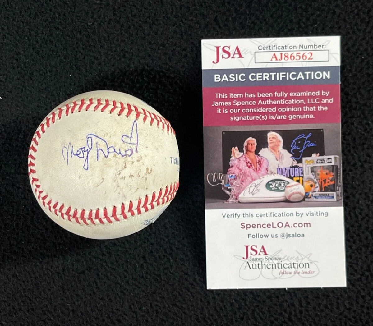 Meryl Davis & Charlie White OML Baseball JSA COA Olympic Figure Skaters
