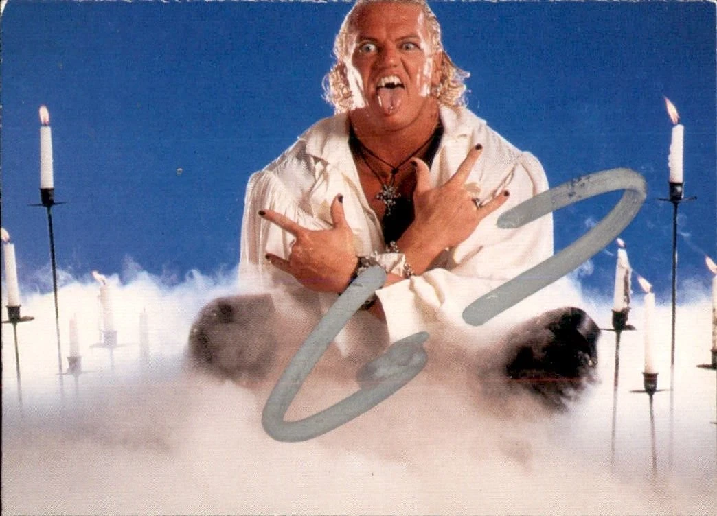 Gangrel Signed 1999 Titan Sports WWF Smack Down Card #17 WWE
