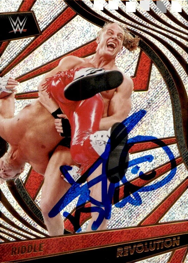 Matt Riddle Signed 2022 Panini Revolution WWE Card #68

