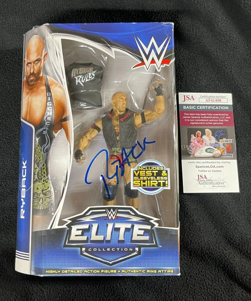 Ryback Signed WWE Elite Action Figure JSA COA Smackdown NXT
