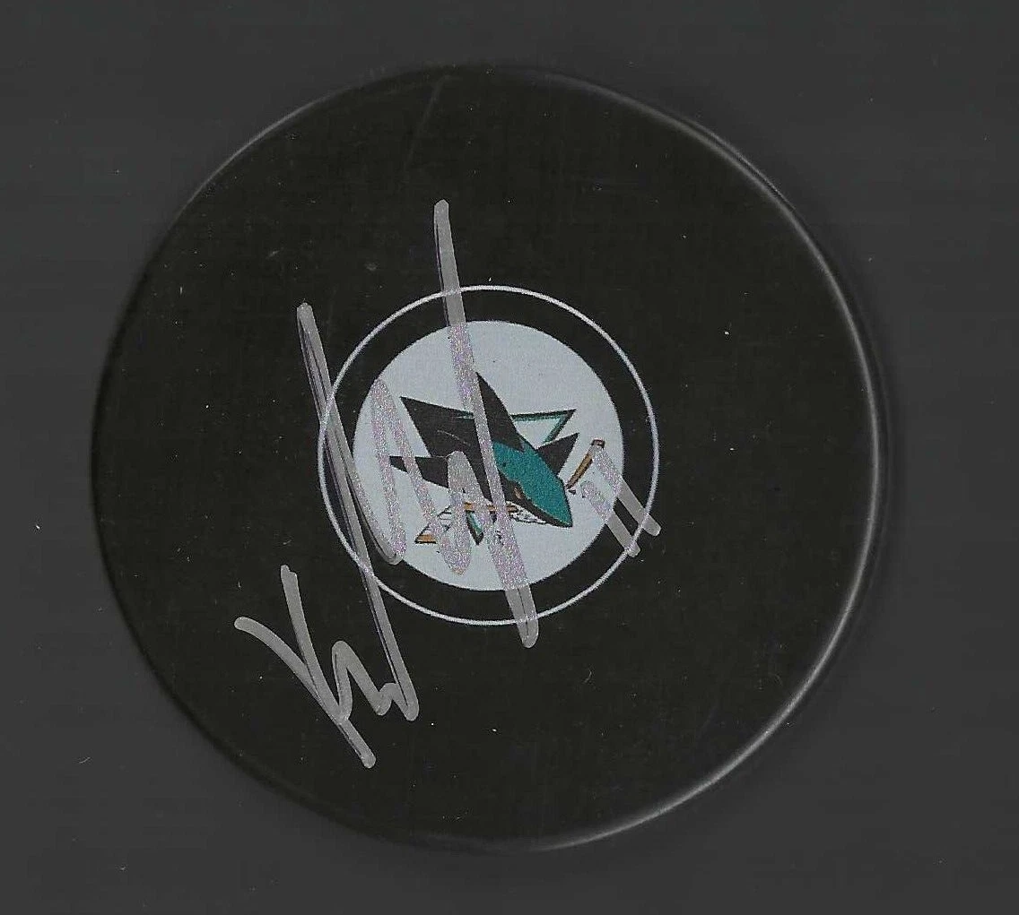 Kaper Halttunen Signed San Jose Sharks Puck

