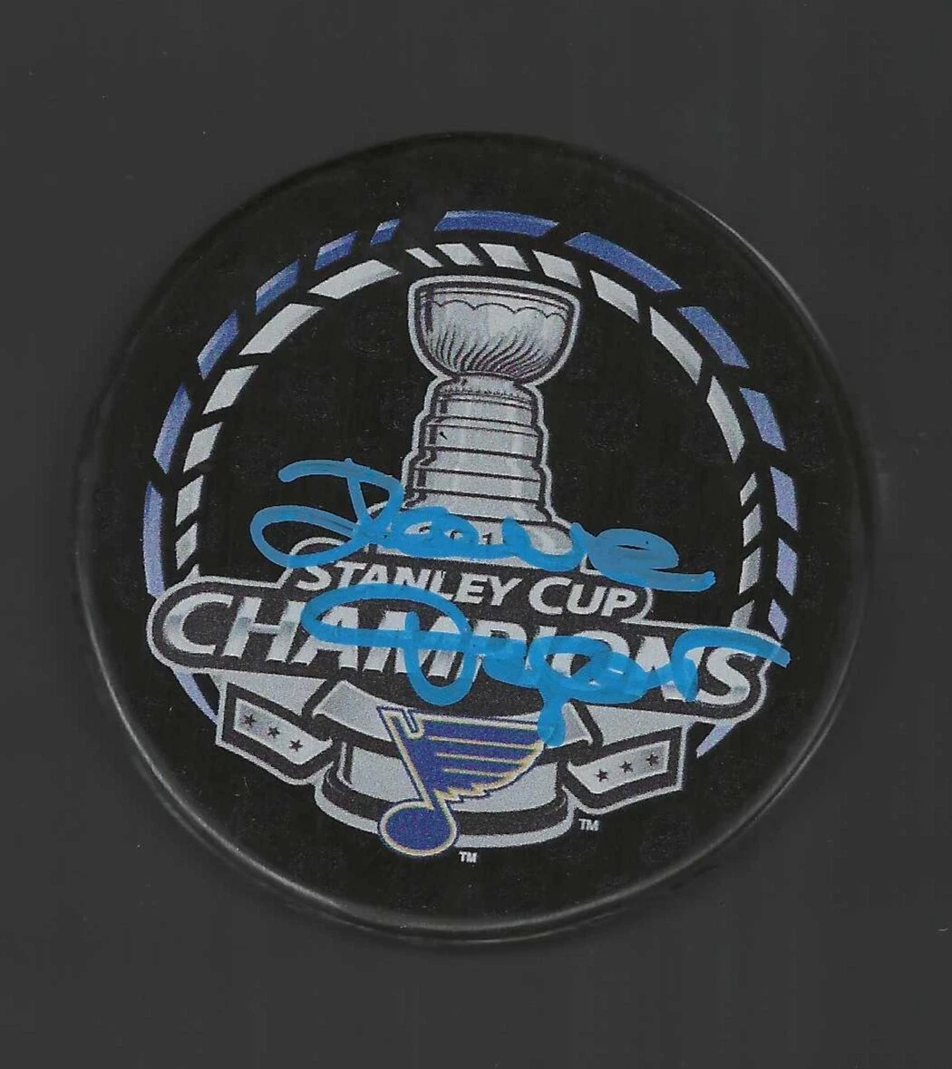 Dave Taylor Signed St Louis Blues 2019 Stanley Cup Champions Puck

