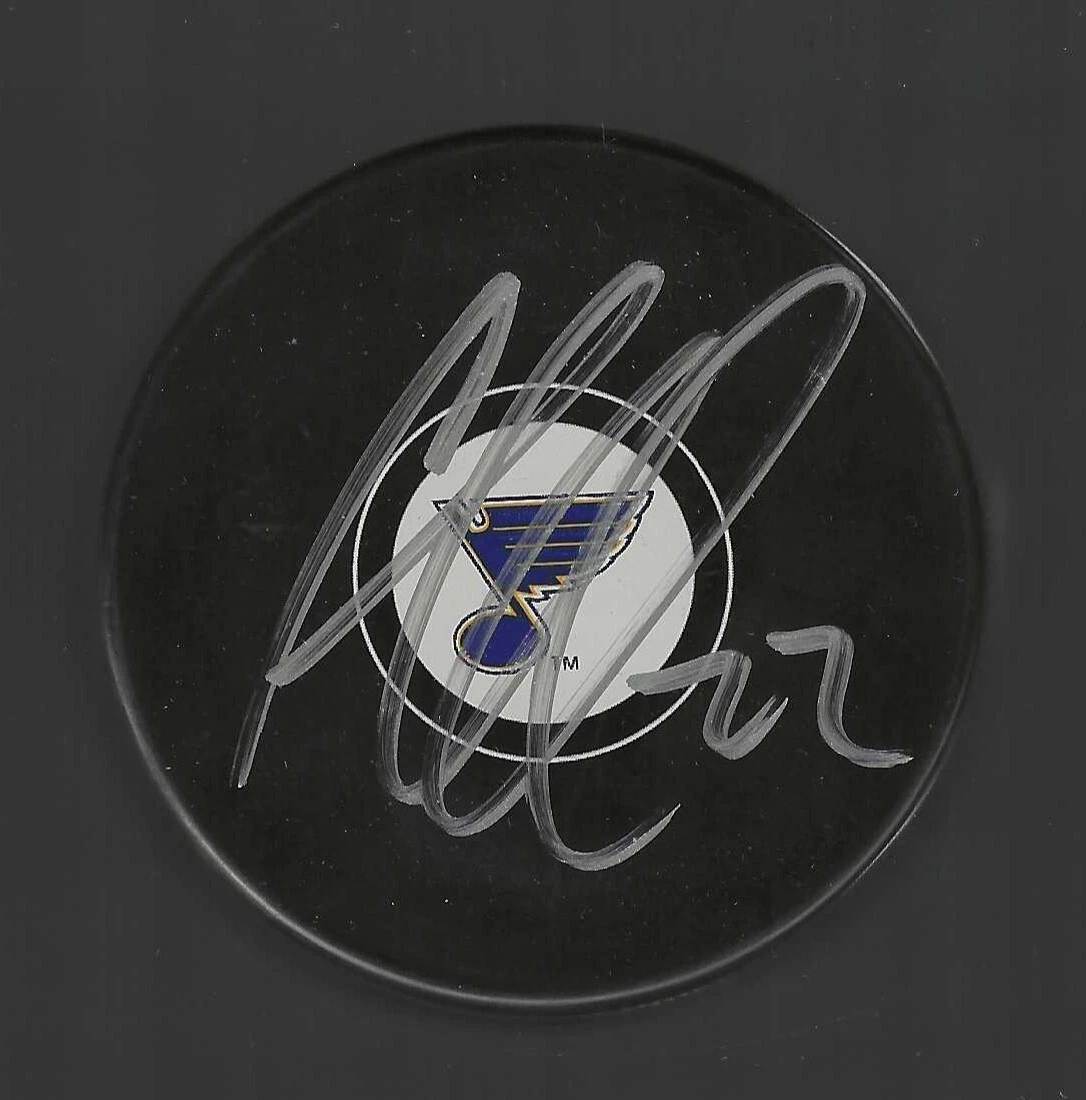 Chris Thorburn Signed St Louis Blues Puck

