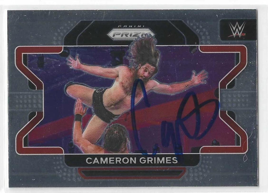 Cameron Grimes Signed 2022 Panini-Prizm WWE Card #49
