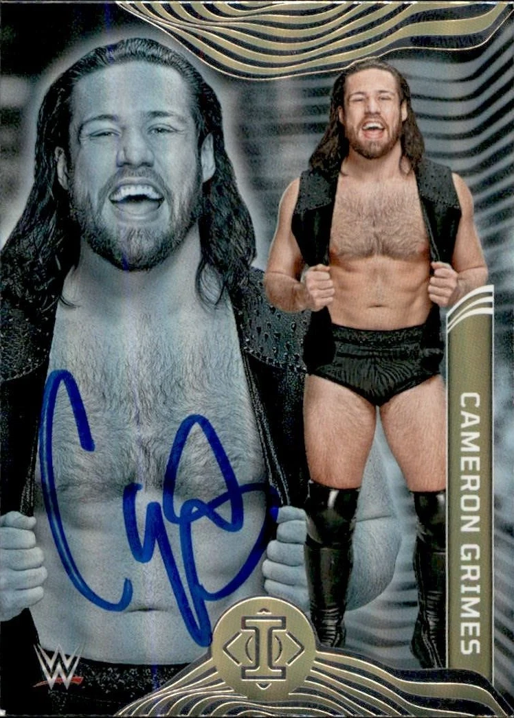 Cameron Grimes Signed 2022 Panini-Chronicles Illusions WWE Card #275
