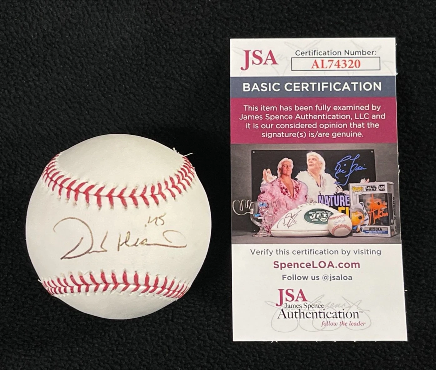Derek Holland Signed Texas Rangers OML Baseball JSA COA
