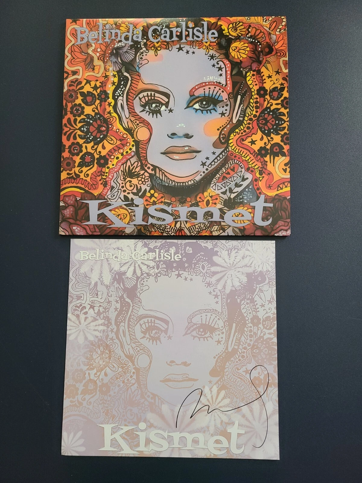 BELINDA CARLISLE signed autographed KISMET LP Album Record Insert
