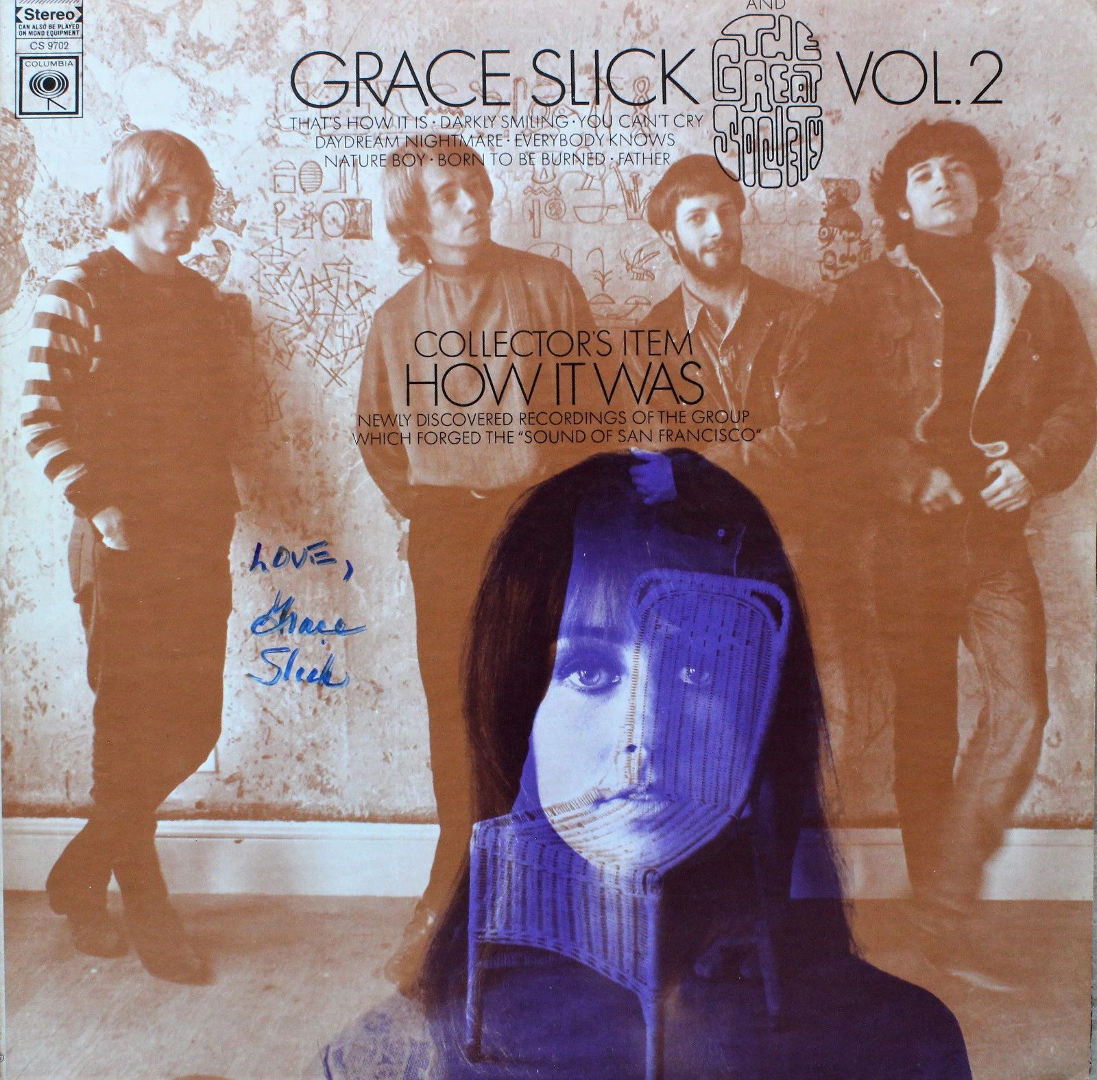 GRACE SLICK and The Great Society VOL 2 HOW IT WAS Jefferson Airplane!! ACOA
