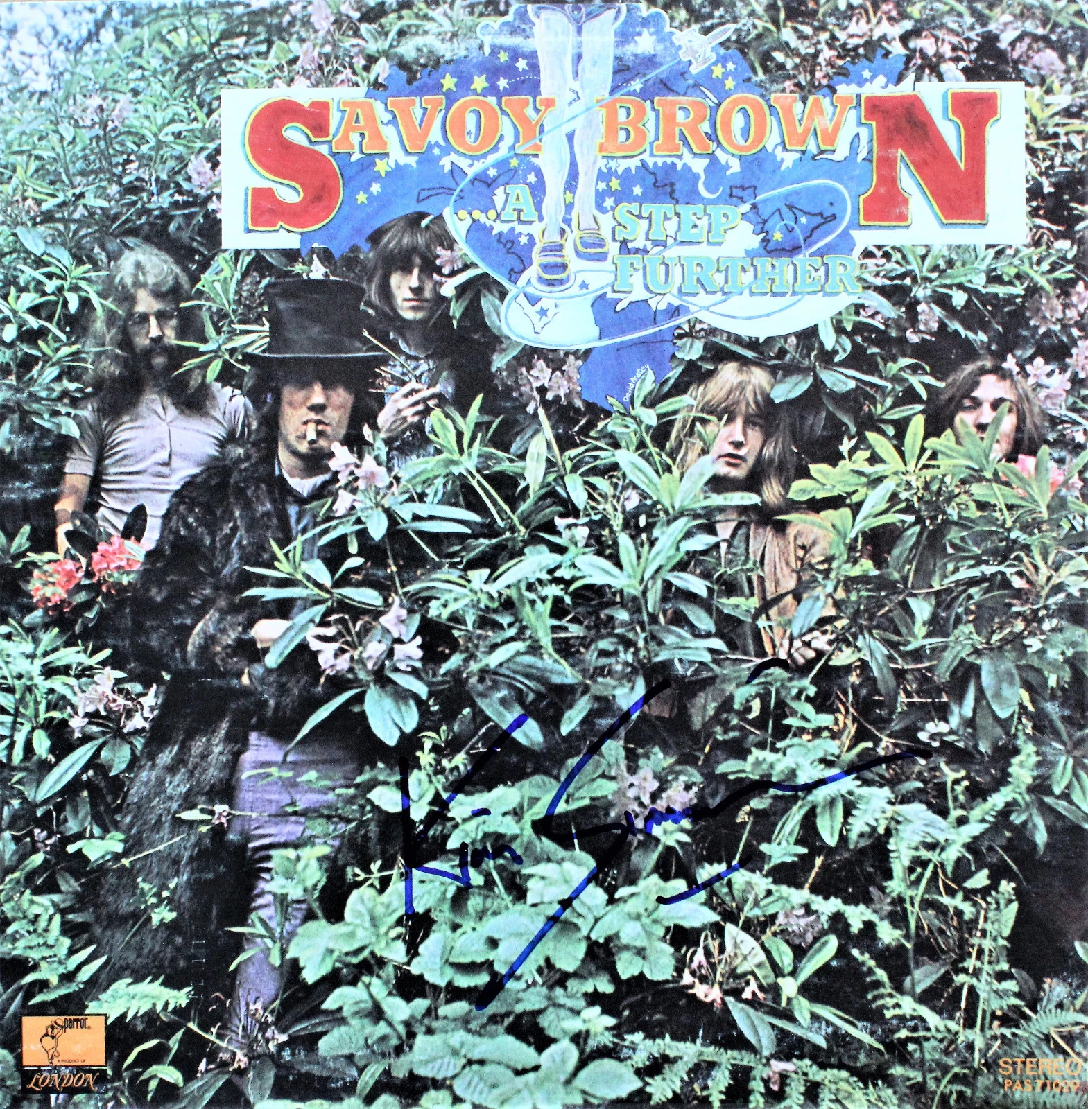 KIM SIMMONDS of SAVOY BROWN Signed Record A Step Further ACOA
