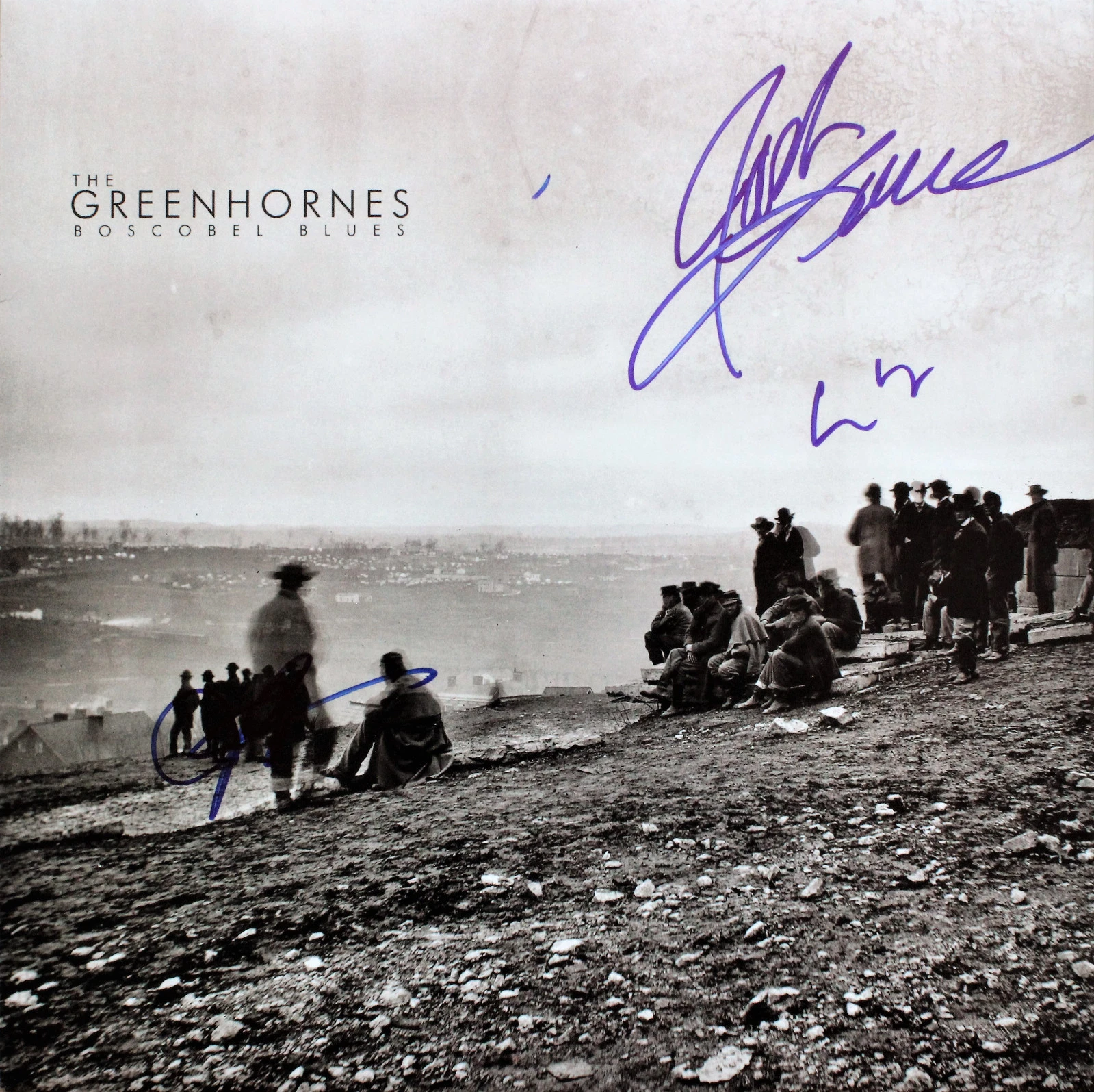 The Greenhornes TMR Vault Vinyl Record, Boscobel Blues, Signed By Band! ACOA
