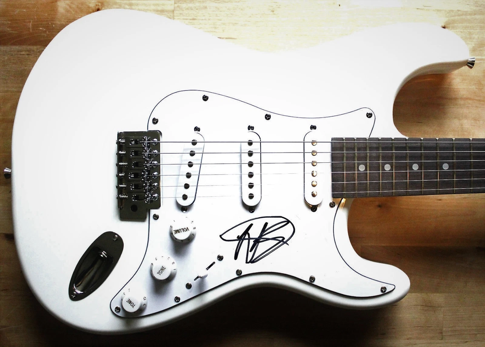 Jake Bugg hand signed guitar pick guard (guitar not included)
