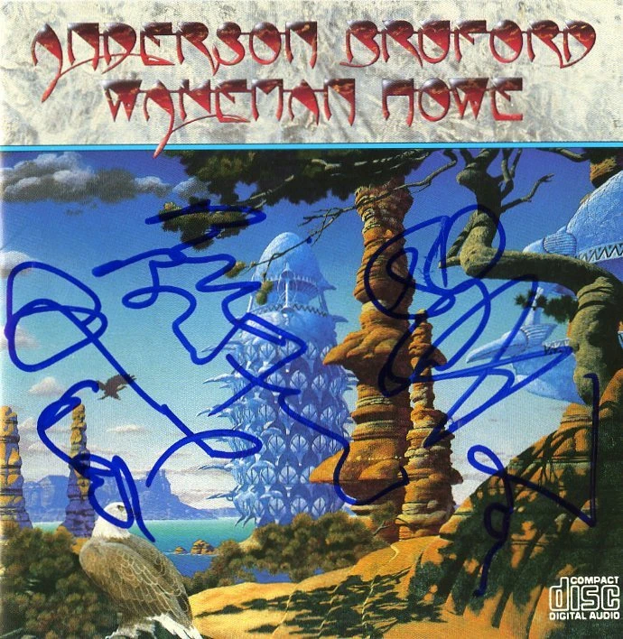 Anderson, Wakeman, Howe, Bruford (YES) Signed CD, Stunning!!! ACOA
